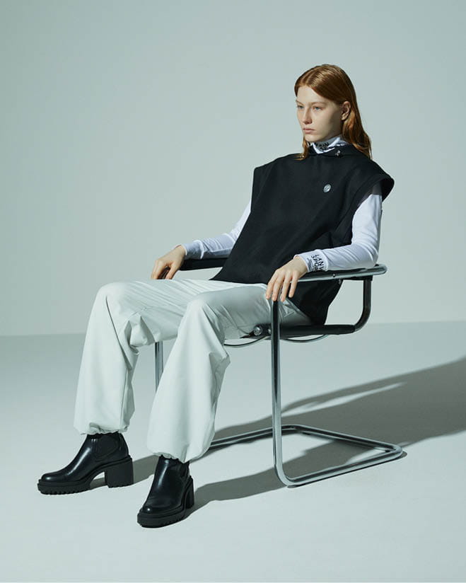 高級ゴルフウェアブランド　ランバン スポール　レディースコーデ