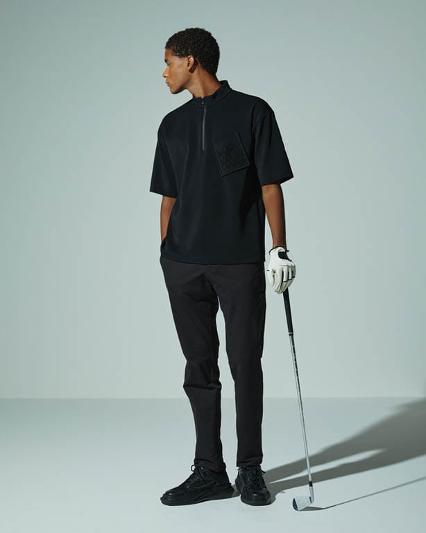 高級ゴルフウェアブランド　ランバン スポール　メンズコーデ