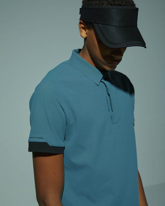 高級ゴルフウェアブランド　ランバン スポール　メンズコーデ