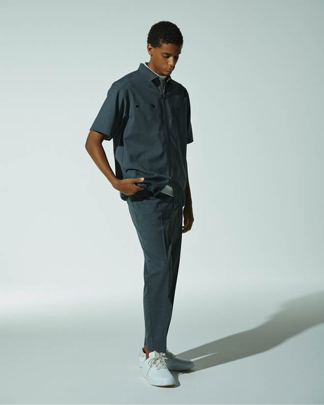 高級ゴルフウェアブランド　ランバン スポール　メンズコーデ