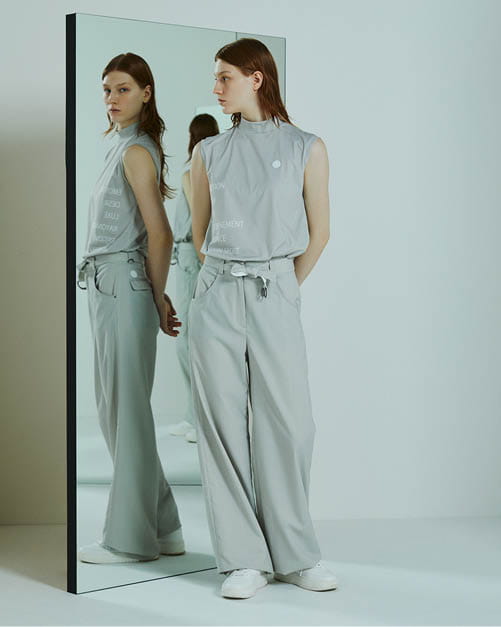 高級ゴルフウェアブランド　ランバン スポール　レディースコーデ