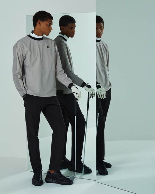 高級ゴルフウェアブランド　ランバン スポール　メンズコーデ